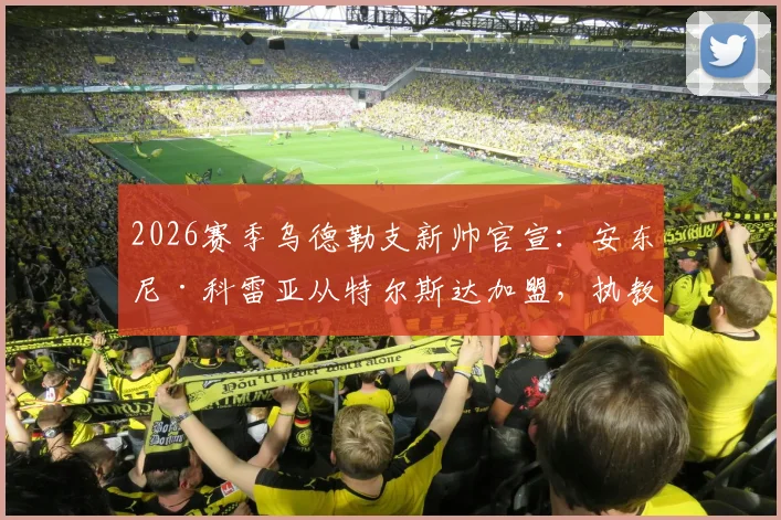 2026赛季乌德勒支新帅官宣：安东尼·科雷亚从特尔斯达加盟，执教前景与球队变革分析